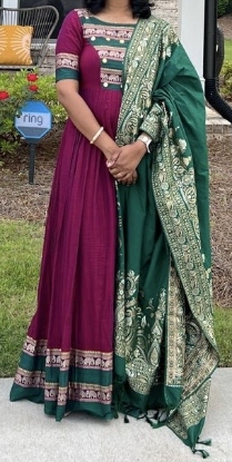 Picture of Narayanpet long dress