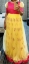 Picture of Pink and yellow floor length dress 