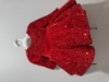 Picture of Red sequin party wear frock 6-12M 