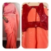 Picture of Pure Georgette Sequin saree & Red Sequin blouse