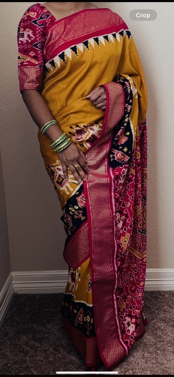 Picture of Pure Assam Silk Patola saree & Blouse 