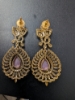 Picture of Jadau kundan Studs and CZ earrings 