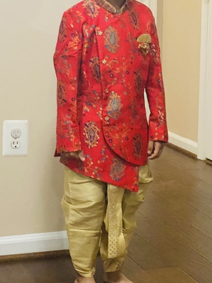 Picture of Boys Kurta Dhothi Set 4-5y