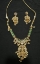 Picture of Green emerald necklace set 