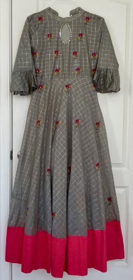 Picture of Never worn gown with handwork