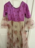 Picture of High low knee length floral organza dress
