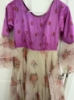 Picture of High low knee length floral organza dress