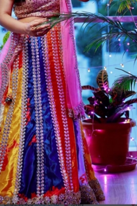 Picture of Fancy Designer garbha night lehanga