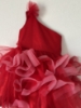Picture of Red one shoulder frock 4-5y