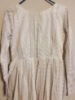 Picture of Angrakha style chikankari frock with patola dupatta