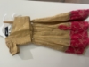 Picture of Tissue gold lehenga with 2 blouses 2-4y
