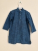 Picture of Manyavar traditional kurta and Janie jack red twill plaid west coat & pant - 1year