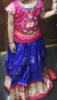 Picture of Ikkath langa with machine work blouse 4-6y 