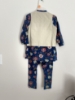 Picture of Customized pure kalamkari kurta with pyjama and Kalamkari print kurta pyjama set with waistcoat 2-3y