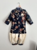 Picture of Customized pure kalamkari kurta with pyjama and Kalamkari print kurta pyjama set with waistcoat 2-3y
