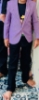 Picture of 5-6Y - Light purple sports blazer and tshirt set