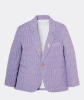 Picture of 5-6Y - Light purple sports blazer and tshirt set