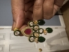 Picture of Emerald Long Peacock Necklace 