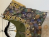 Picture of Pure kota tissue with Kalamkari zardosi work blouse 