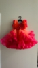 Picture of Pink And Coral Color Gradient Swirled Gown From Li & Li Couture For 1-2Y