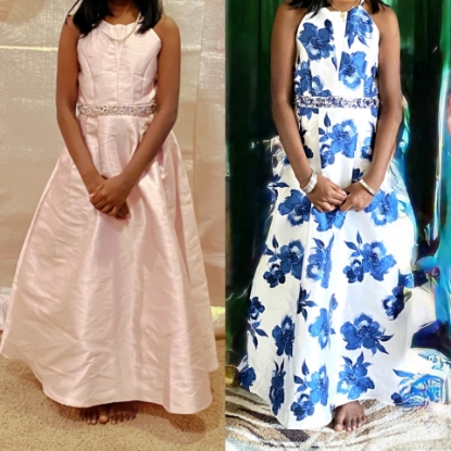 Picture of Combo halter neck party frock 8-10y