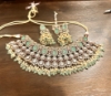 Picture of Never worn mossanite Polki choker