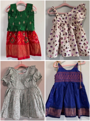 Picture of 6-12 months combo dresses 