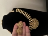 Picture of Gold replica black thread necklace 