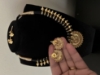 Picture of Gold replica black thread necklace 