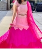 Picture of Pure Raw silk designer Lehenga with heavy work blouse