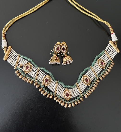 Picture of Rajwadi antique finish choker 