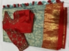 Picture of Pure kanchi pattu saree with heavy work blouse
