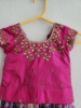 Picture of Pure bananas pattu langa with maggam work blouse 3-5y