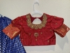 Picture of Girls benaras lehanga voni with heavy maggam work on pattu blouse 6-8y