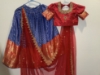 Picture of Girls benaras lehanga voni with heavy maggam work on pattu blouse 6-8y