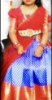Picture of Girls benaras lehanga voni with heavy maggam work on pattu blouse 6-8y