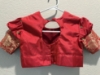Picture of Girls benaras lehanga voni with heavy maggam work on pattu blouse 6-8y