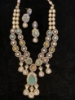 Picture of Multicolored layered necklace with earrings 