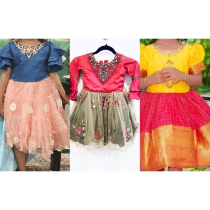 Picture of  Partywear frocks combo 2-4Y