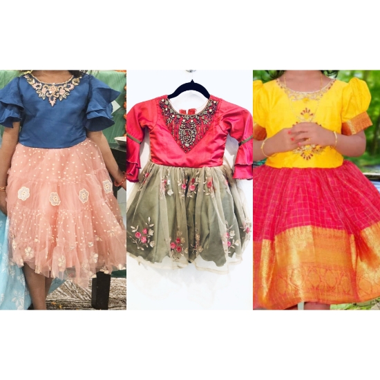 Picture of  Partywear frocks combo 2-4Y