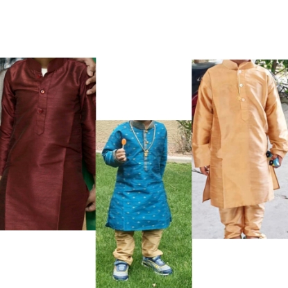 Picture of set of 3 kurta sets 2-4yrs