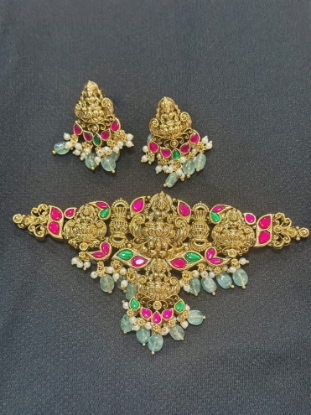 Picture of Jadau kundan nakshi mini chocker