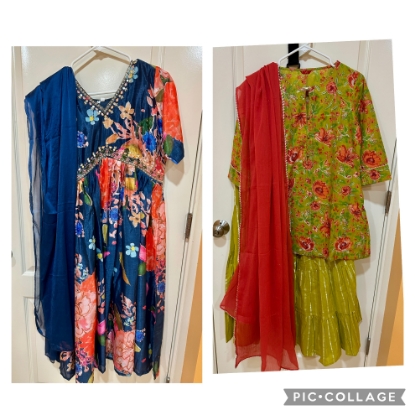 Picture of Beautiful three-piece Kurta set combo