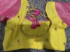 Picture of Yellow pink chanderi lehanga 
