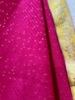Picture of Yellow pink chanderi lehanga 