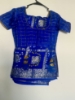 Picture of Blue and lavender Bandini saree combo