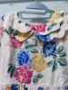 Picture of Never worn Chanderi Floral dress with scallop collar