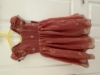 Picture of Tissue organza embroidered mom(32) and daughter(3-4y) party wear dresses