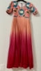 Picture of Cow and lotus design long dress