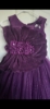 Picture of Wine colour partywear frock 7-8y